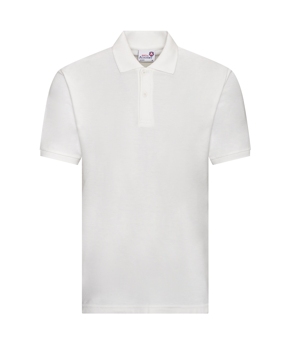 AWDis Academy Senior Piqué Polo Shirt - White