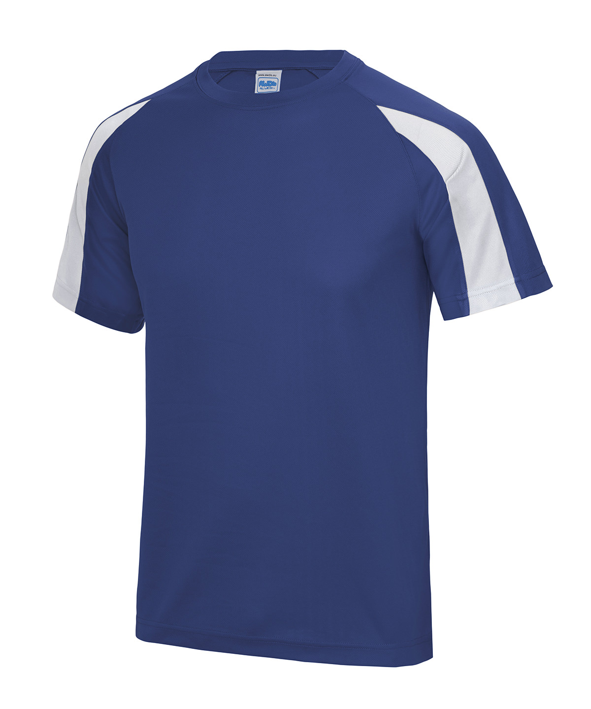 Kids contrast cool T - Royal Blue/Arctic White