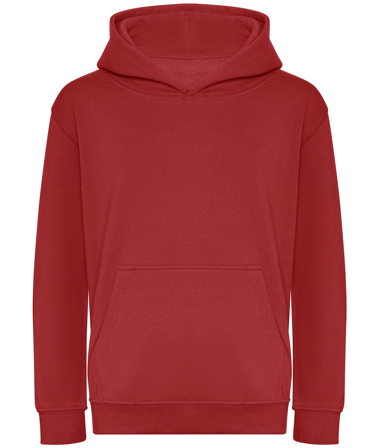 Kids organic hoodie - Fire Red