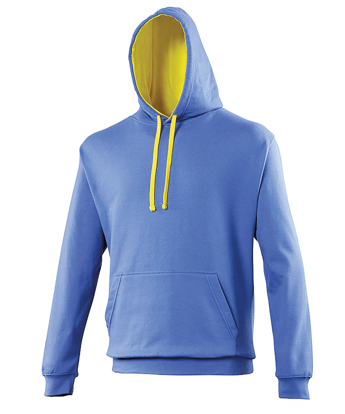 AWDis Varsity Hoodie - Royal/Sun Yellow