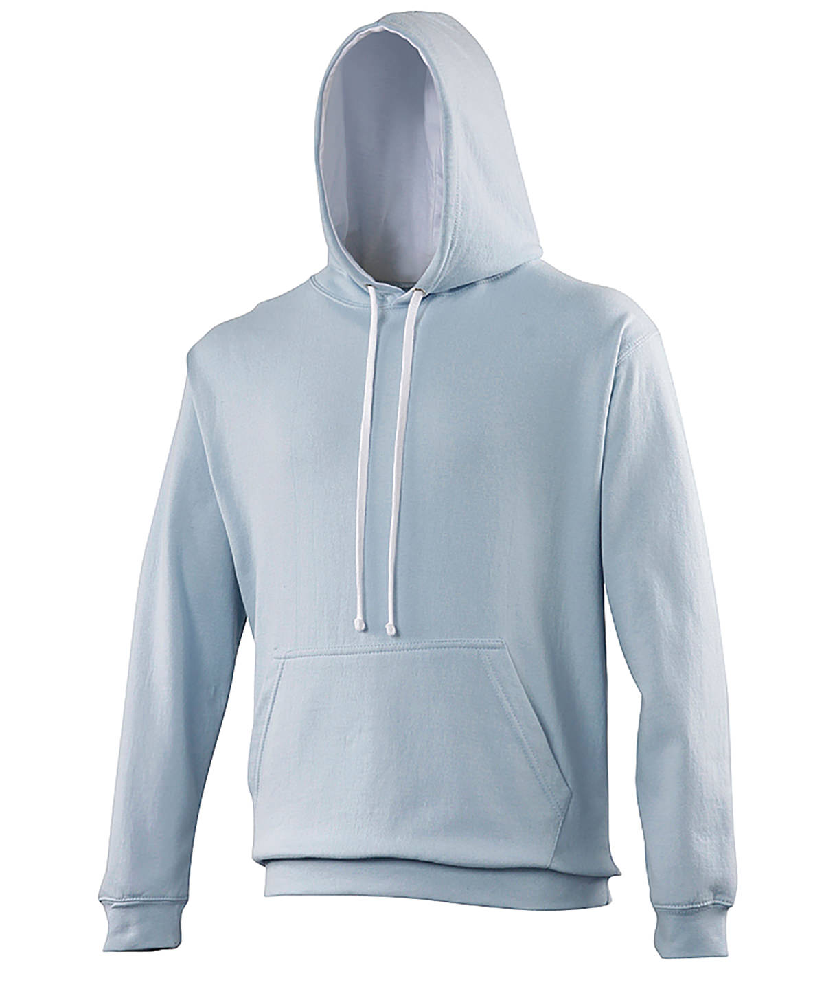 AWDis Varsity Hoodie - Sky/Arctic White