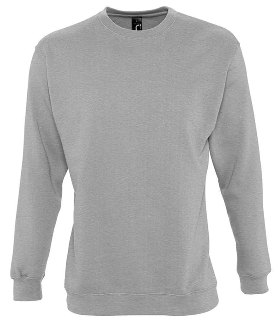 SOL'S Unisex New Supreme Sweatshirt - Grey Marl