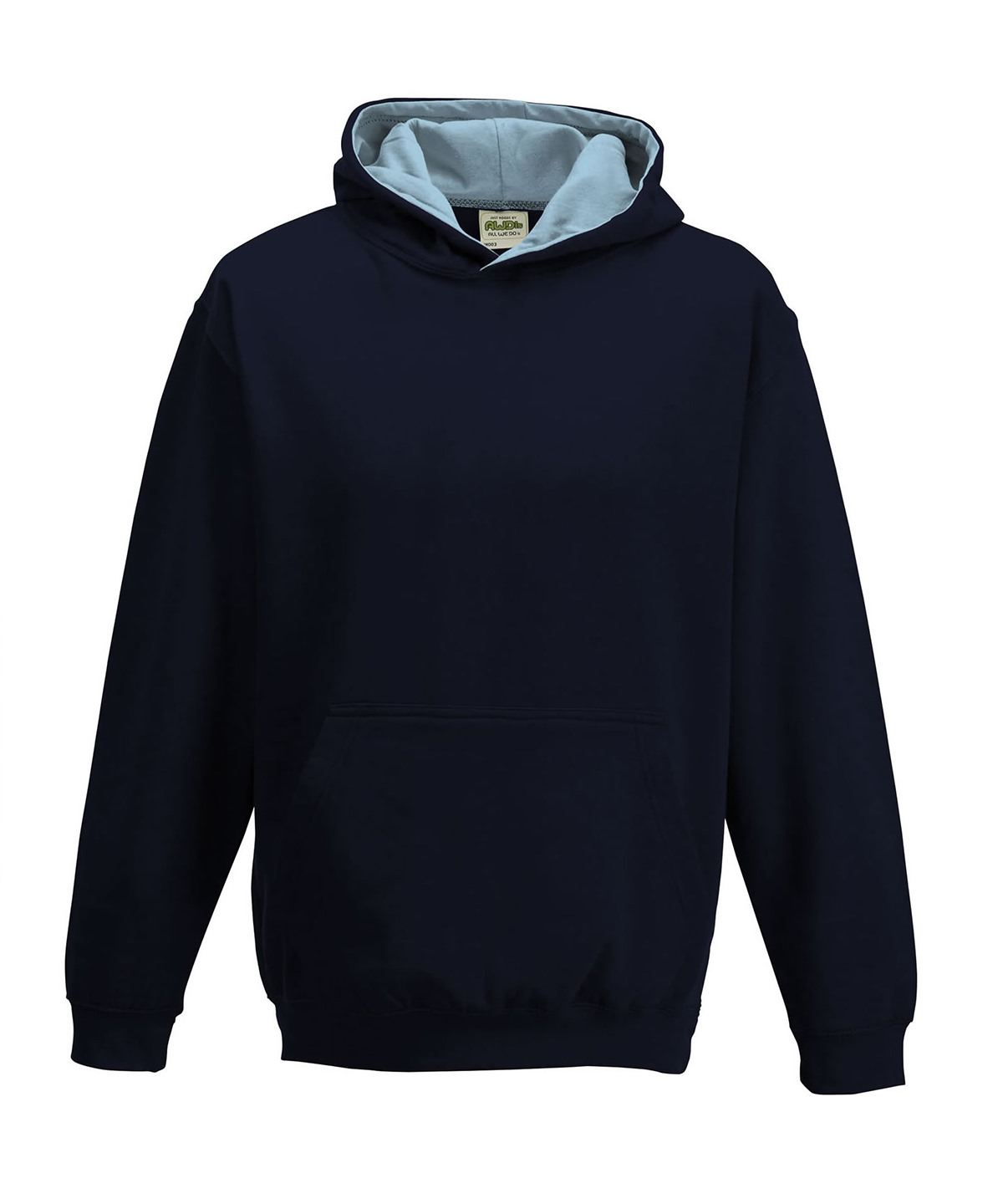 Kids varsity hoodie - New French Navy/Sky Blue