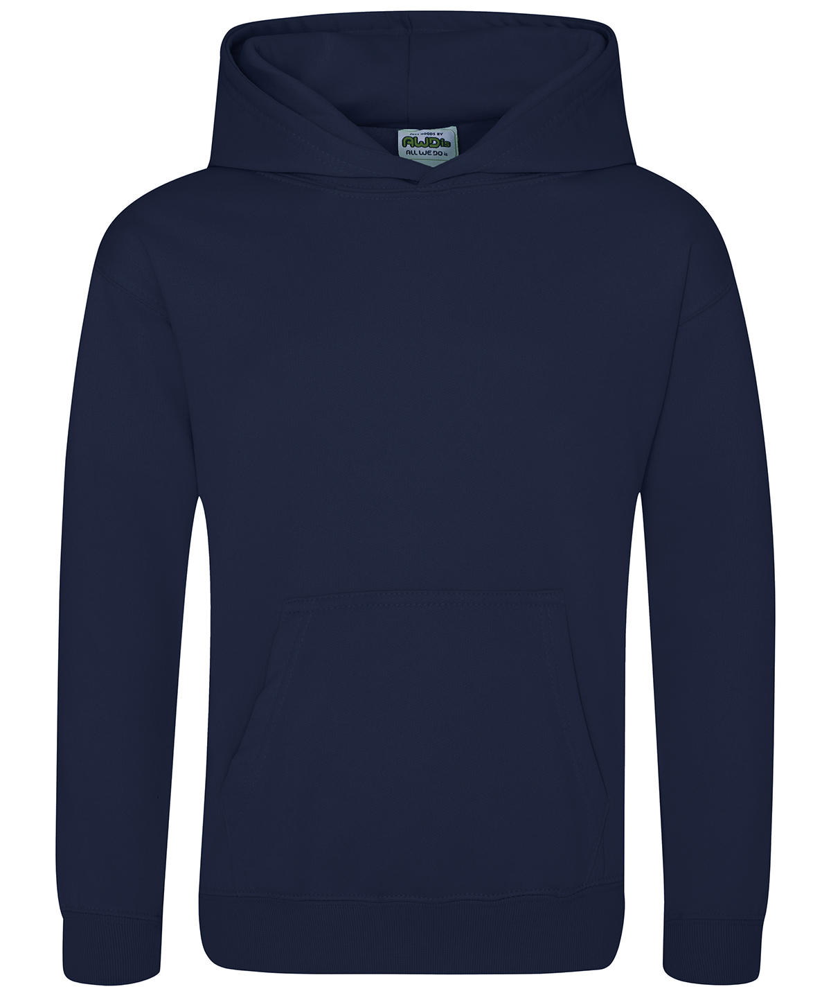 Kids sports polyester hoodie - Oxford Navy