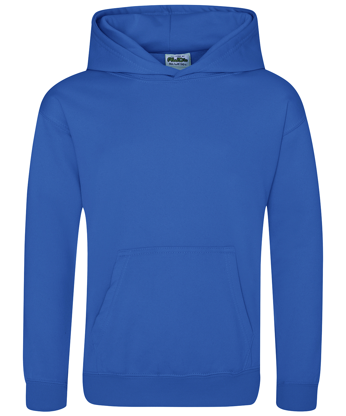 Kids sports polyester hoodie - Royal Blue