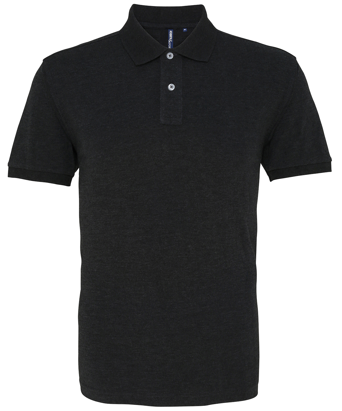The Asquith & Fox polo - Heather Black