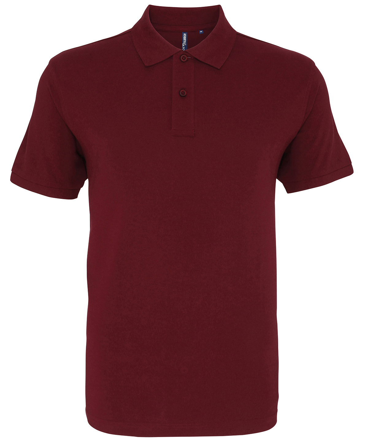 The Asquith & Fox polo - Burgundy