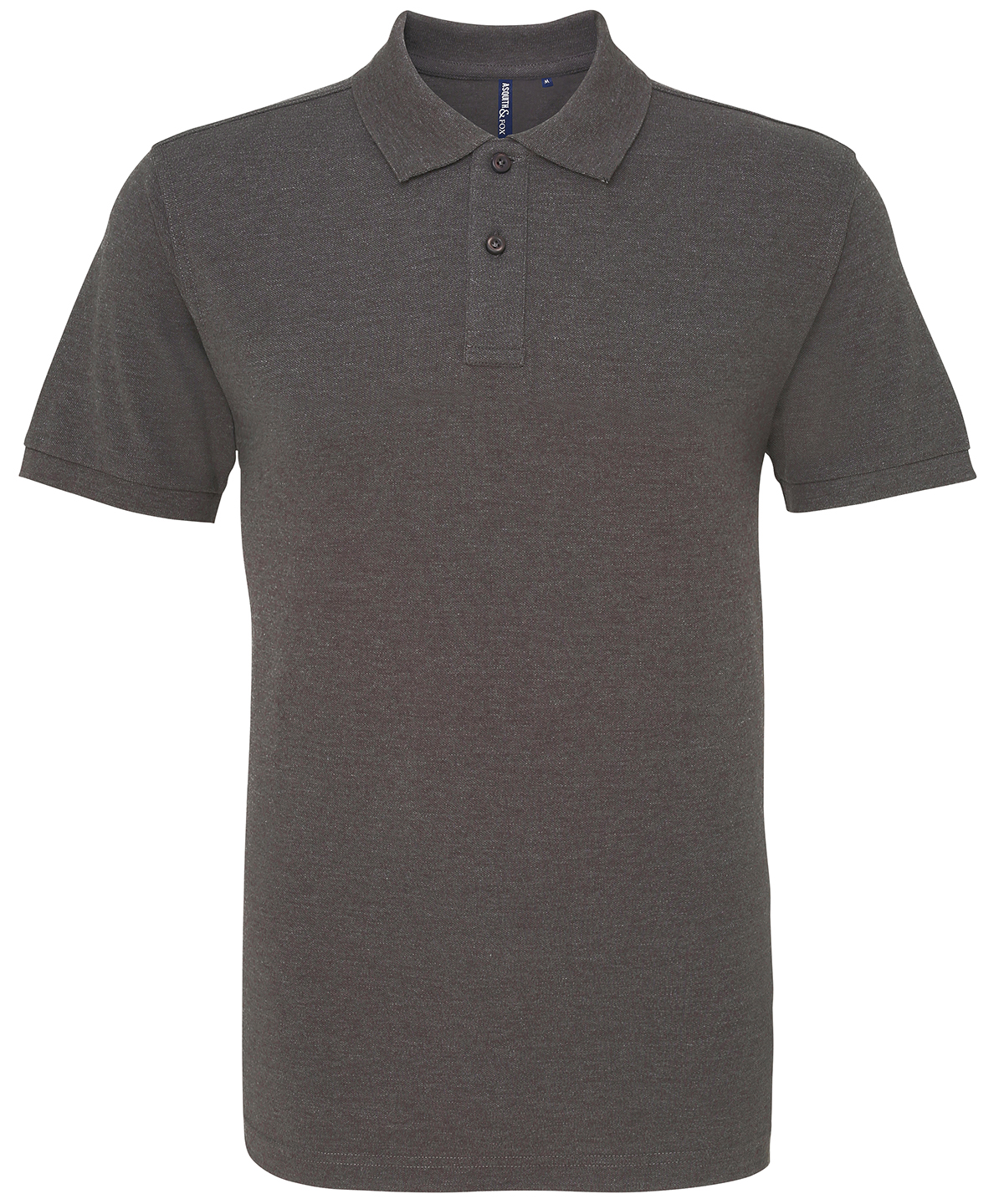 The Asquith & Fox polo - Charcoal