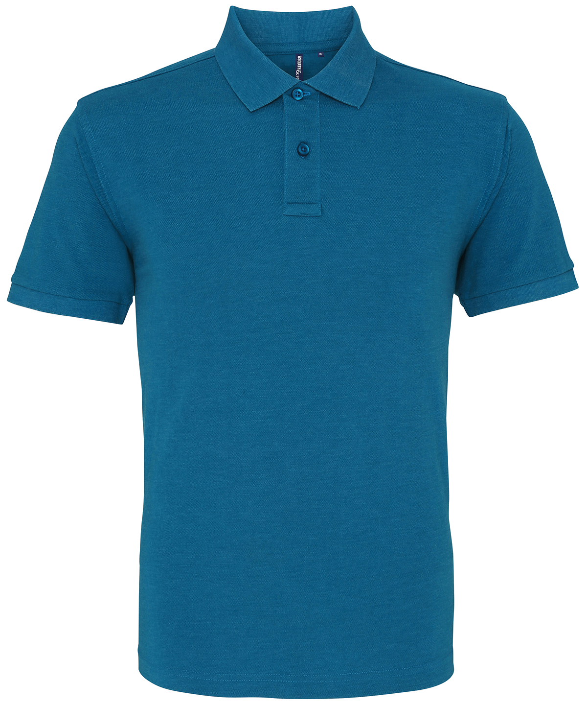 The Asquith & Fox polo - Teal Heather