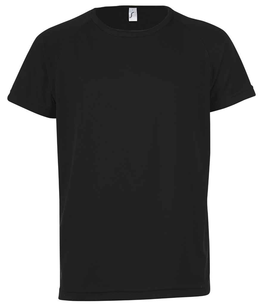 SOL'S Kids Sporty T-Shirt - Black
