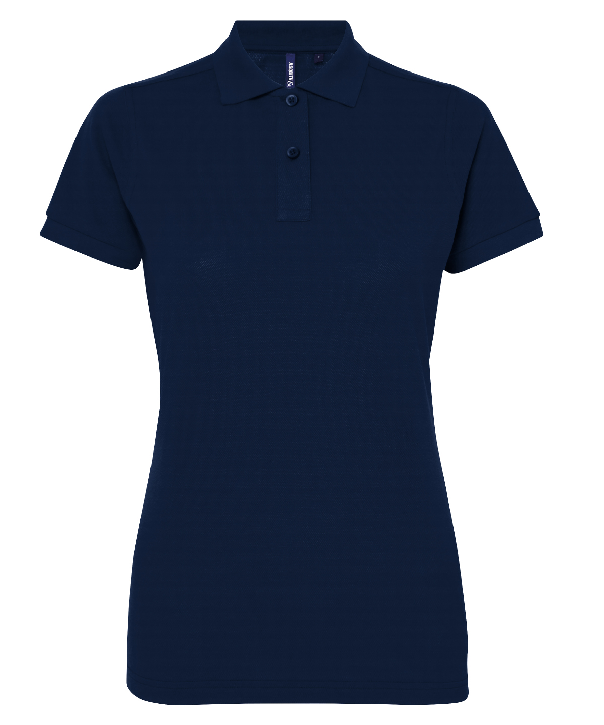 Women’s polycotton blend polo - Navy