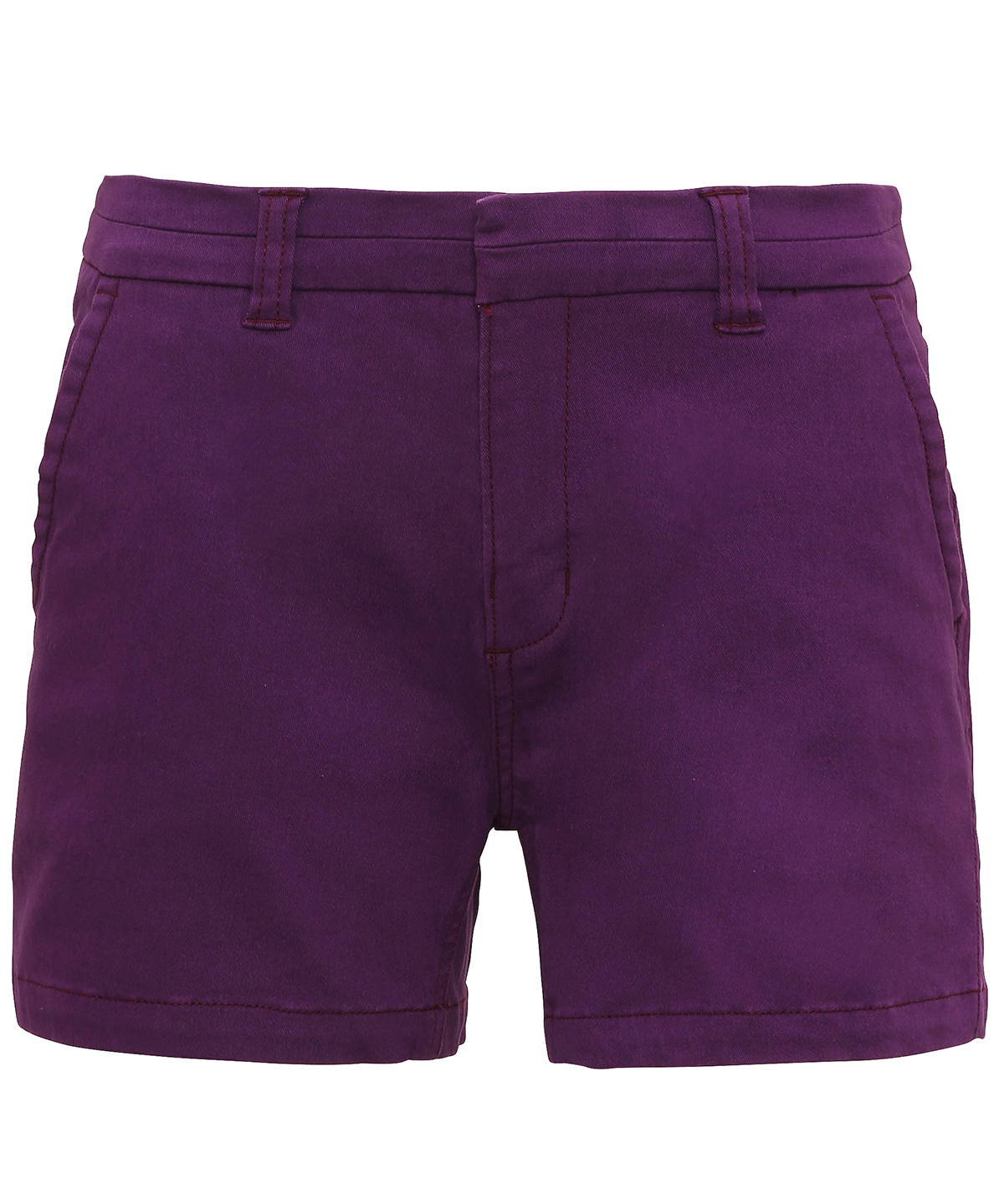 Women's chino shorts - Purple