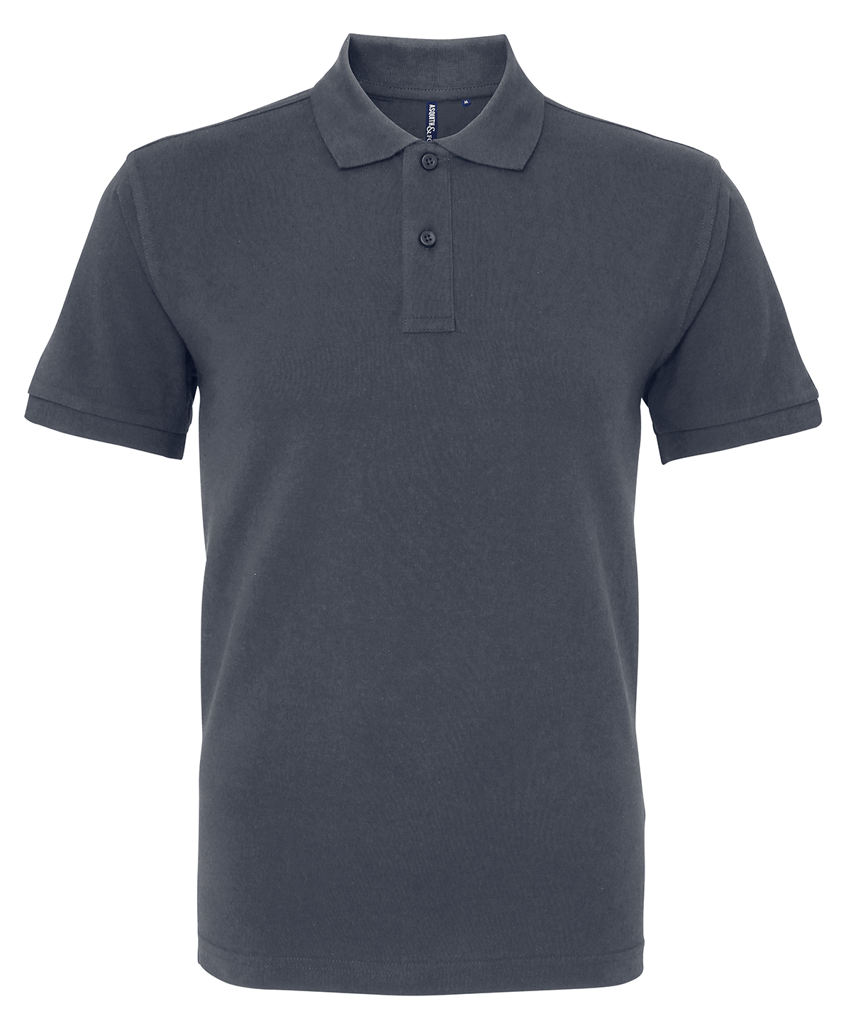 Men's organic polo - Graphite