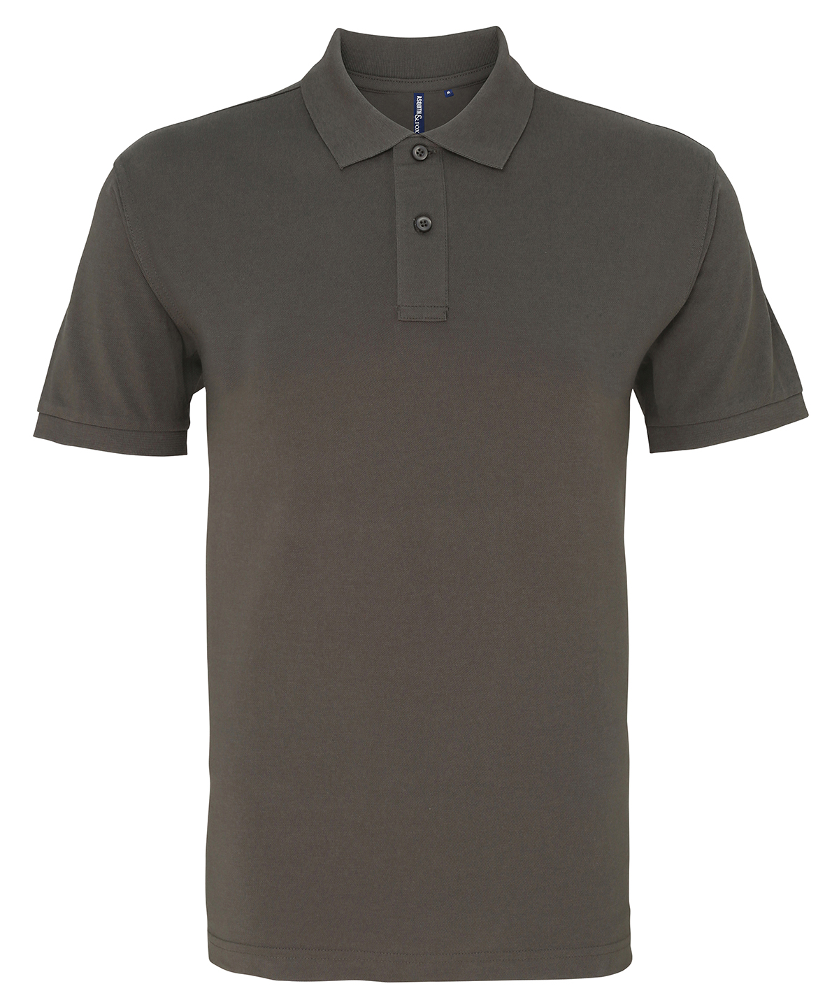 Men's organic polo - Slate