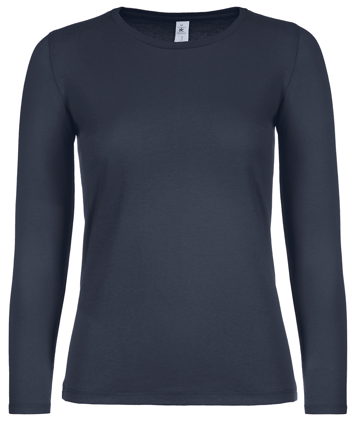 B&C #E150 long sleeve /women - Navy