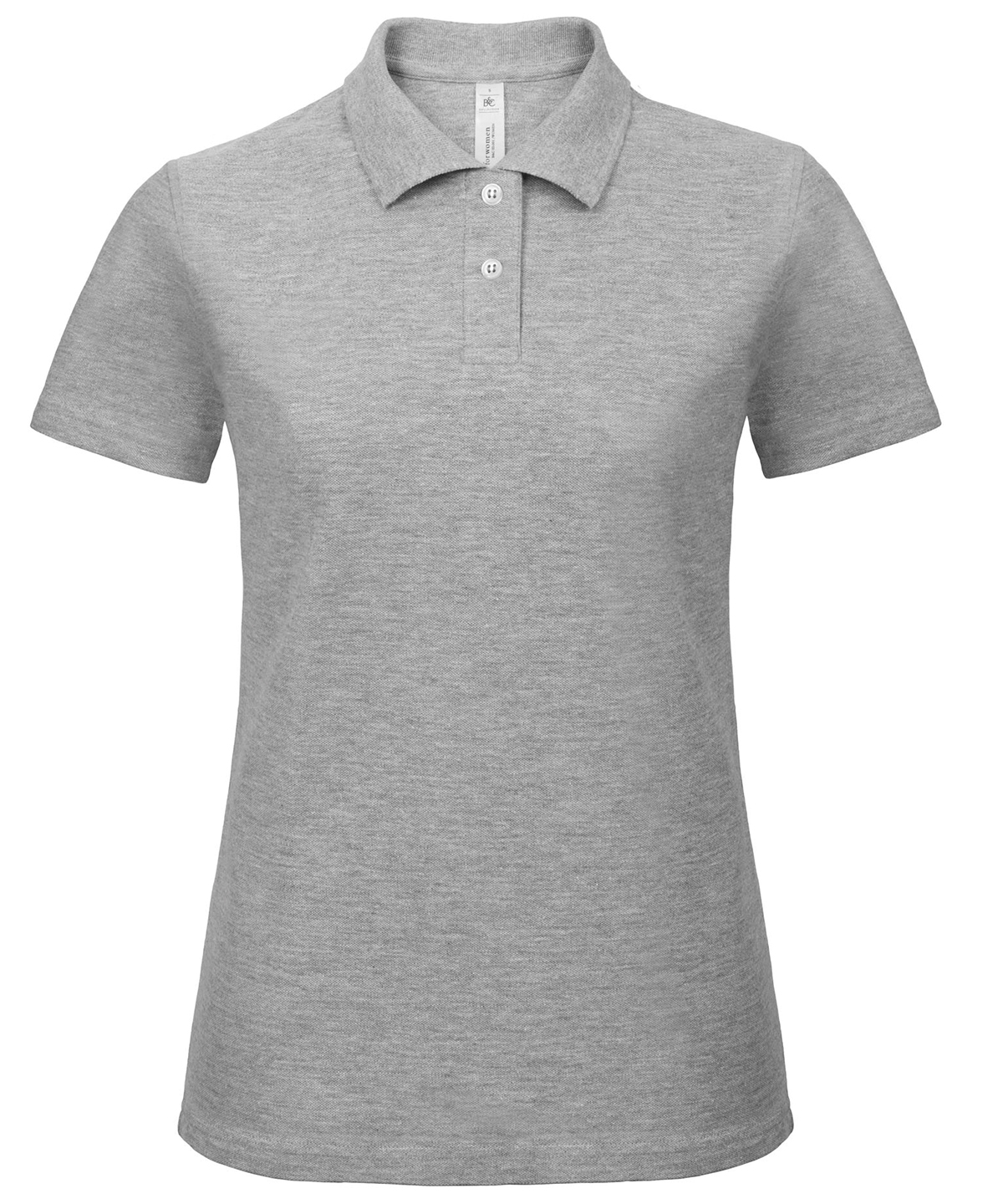 B&C ID.001 polo /women - Heather Grey