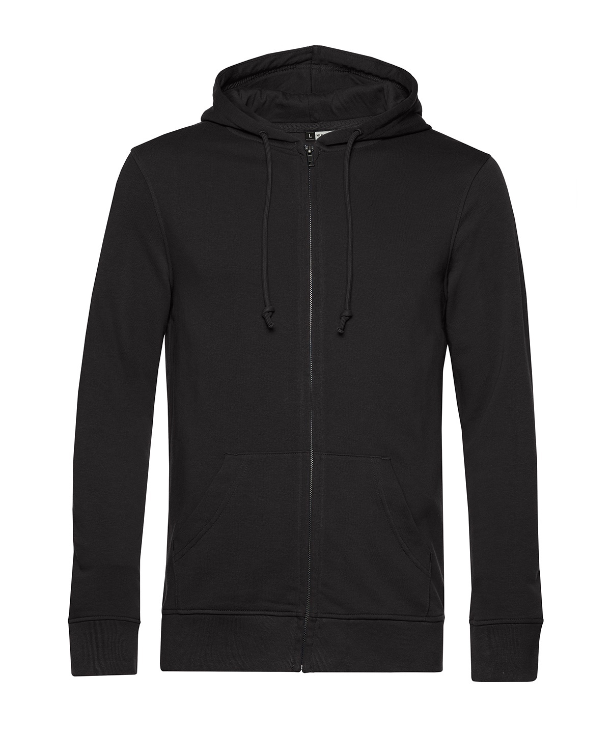 B&C Inspire Zipped Hood - Black Pure