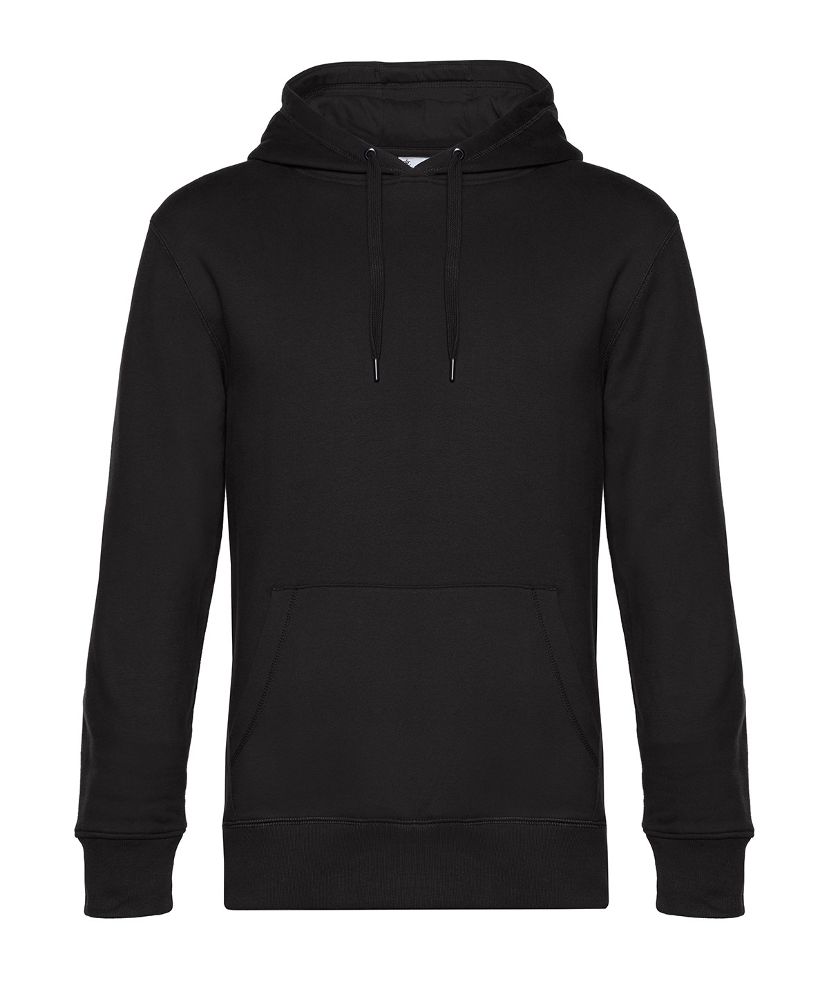 B&C KING Hooded - Black Pure