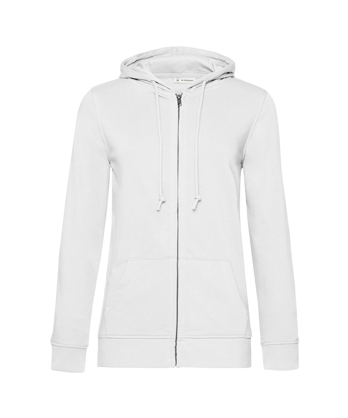 B&C Inspire Zipped Hood /women - White