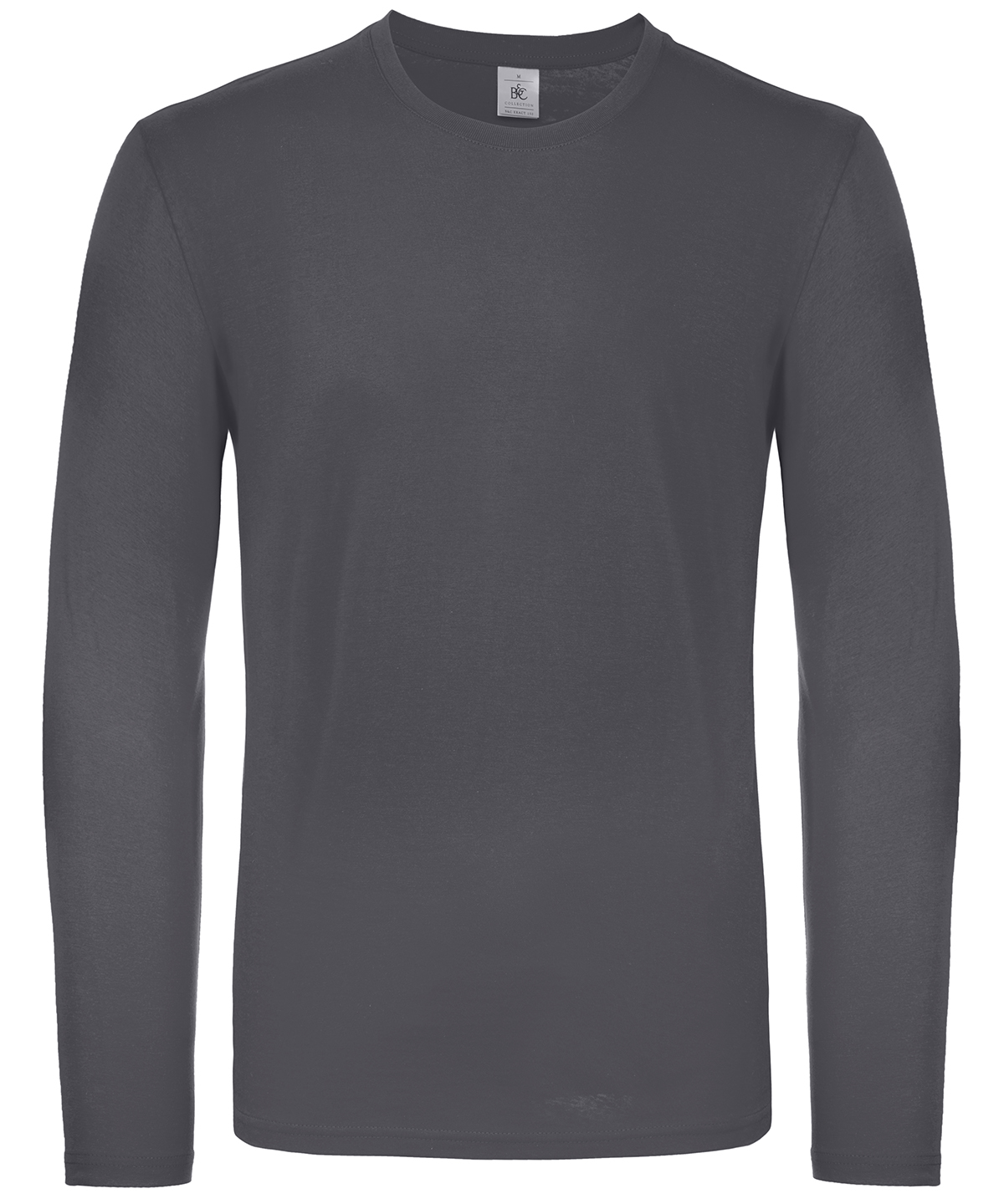 B&C #E150 long sleeve - Dark Grey