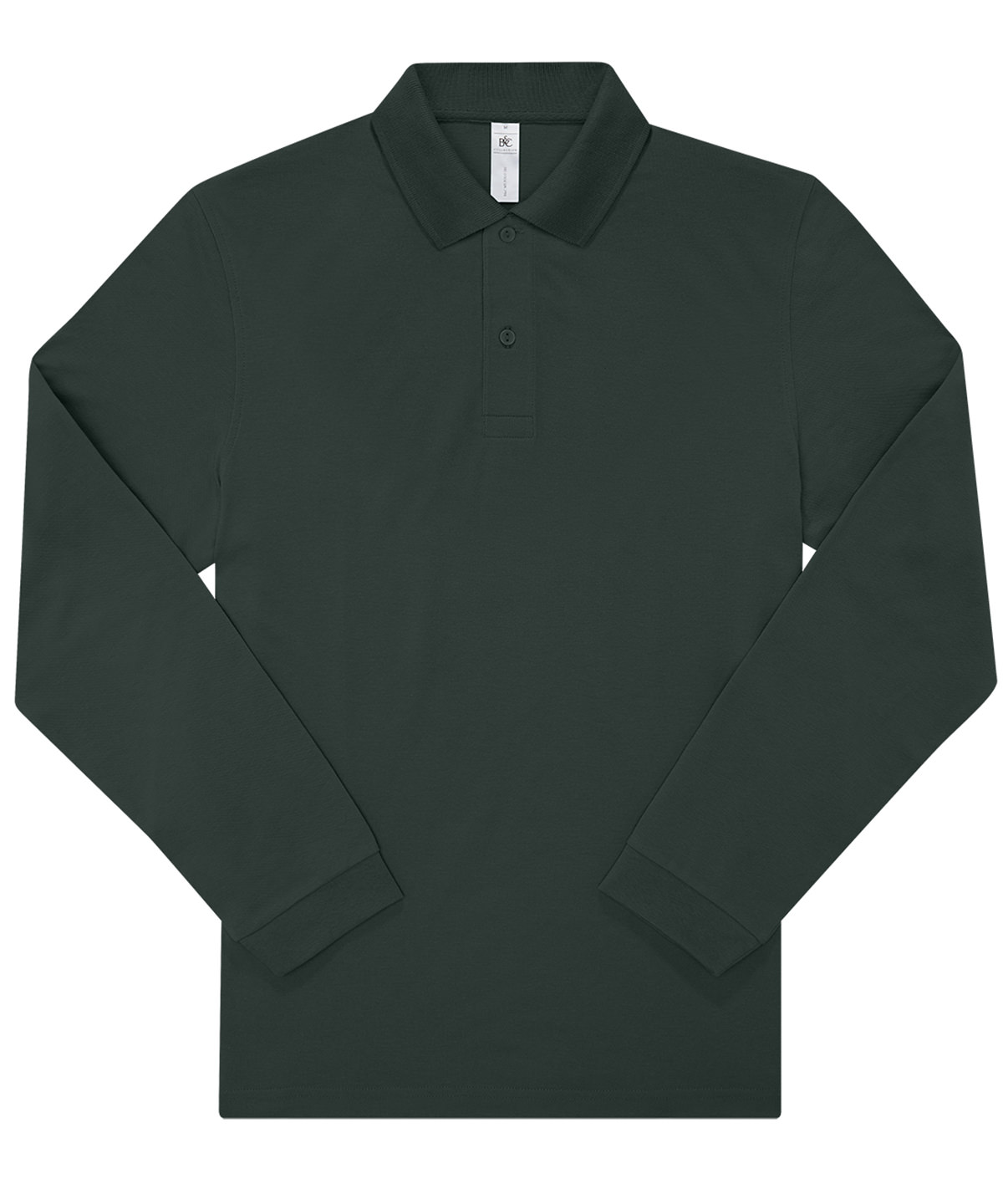B&C My Polo 180 LSL - Dark Forest