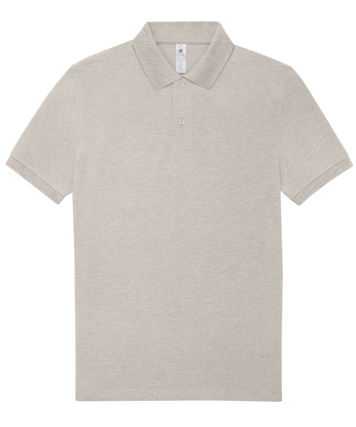 B&C My Polo 210 - Heather Grey Fog