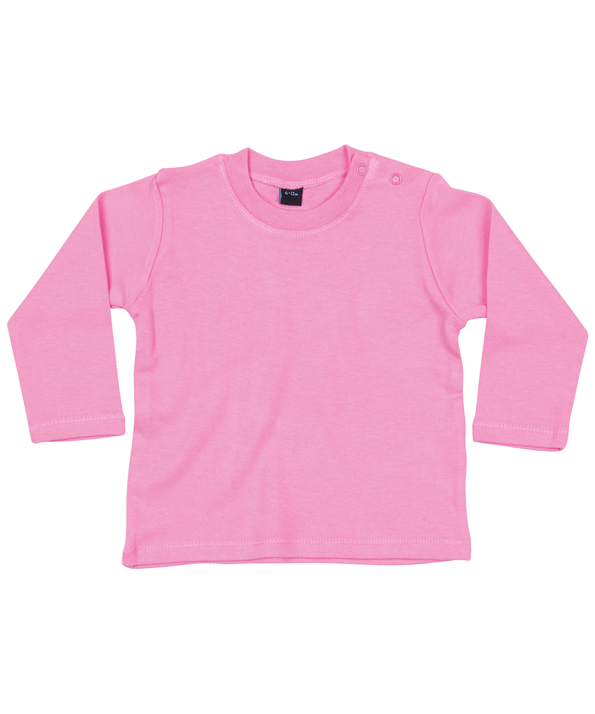 Baby long sleeve T - Bubblegum Pink