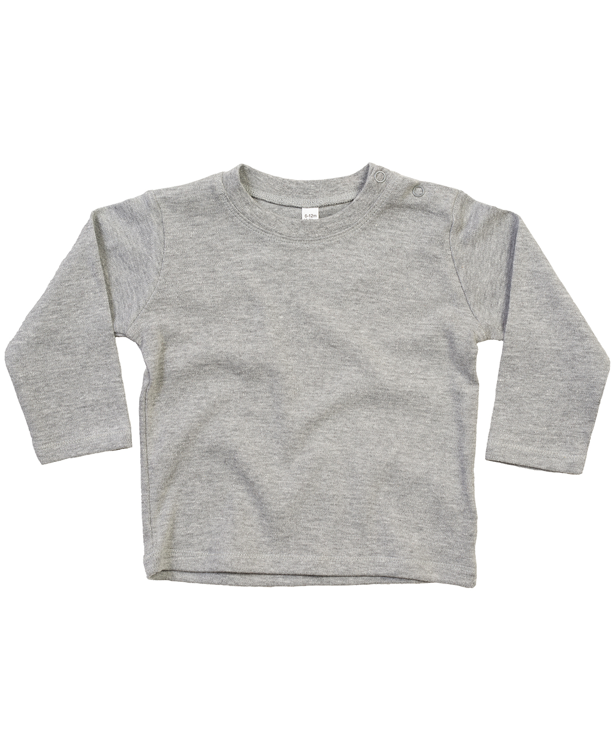 Baby long sleeve T - Heather Grey Melange