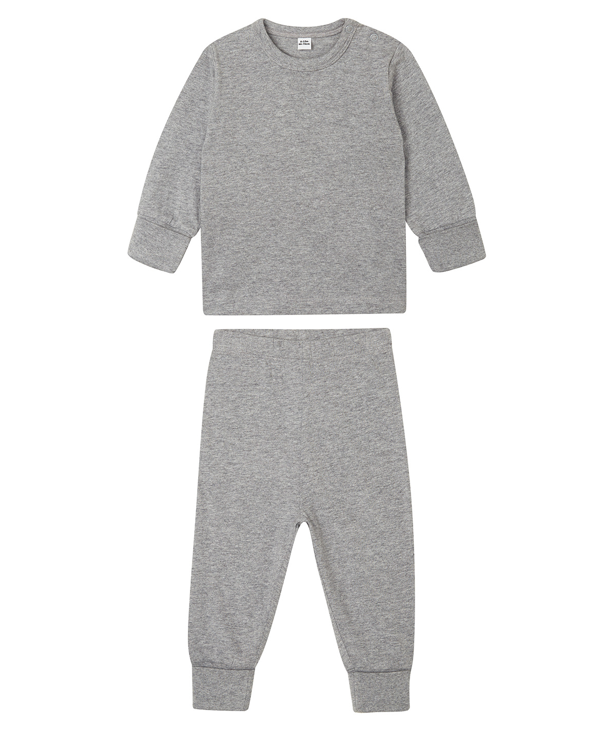 Baby pyjamas - Heather Grey Melange