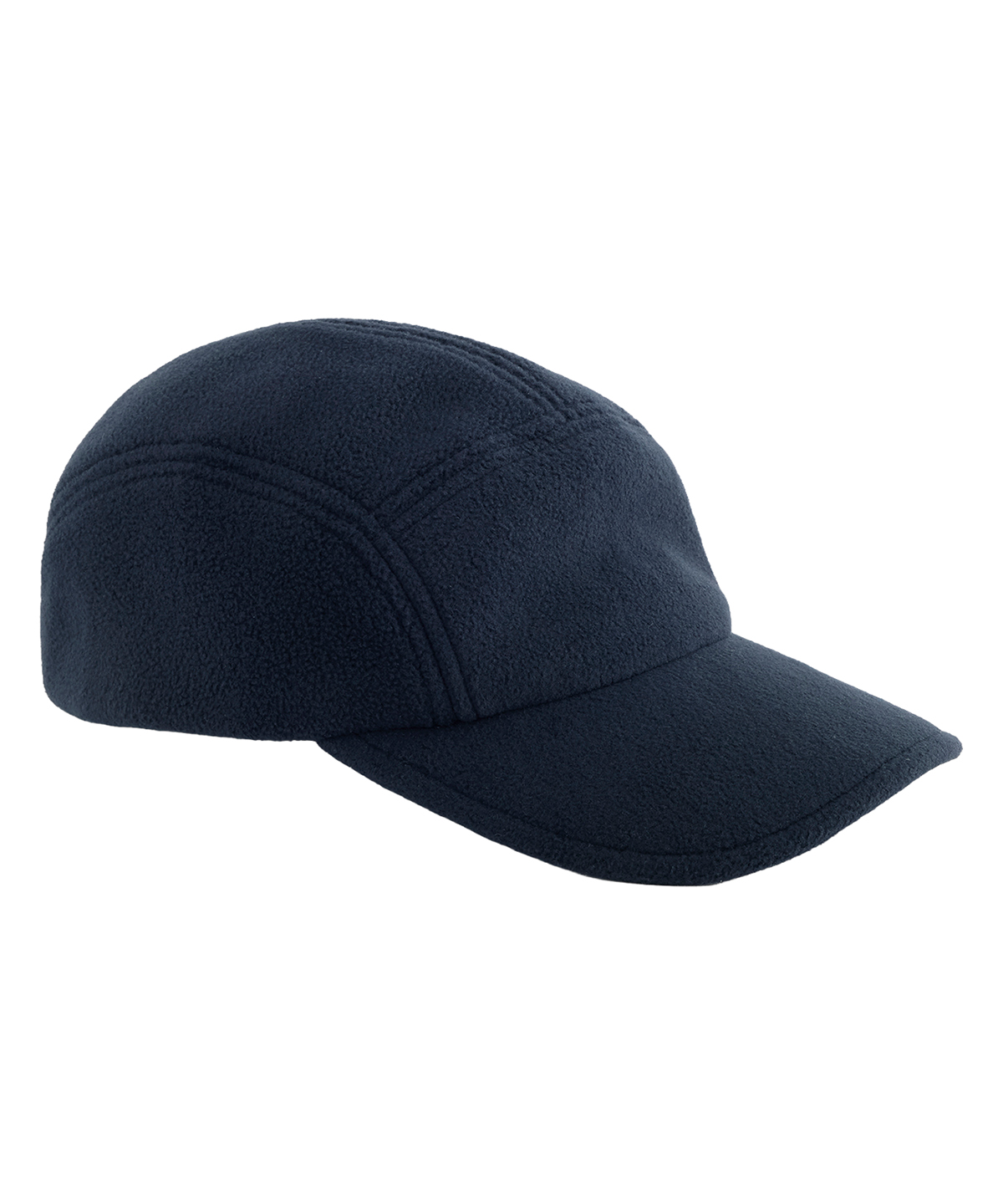 Recycled fleece 5-panel cap - French Navy