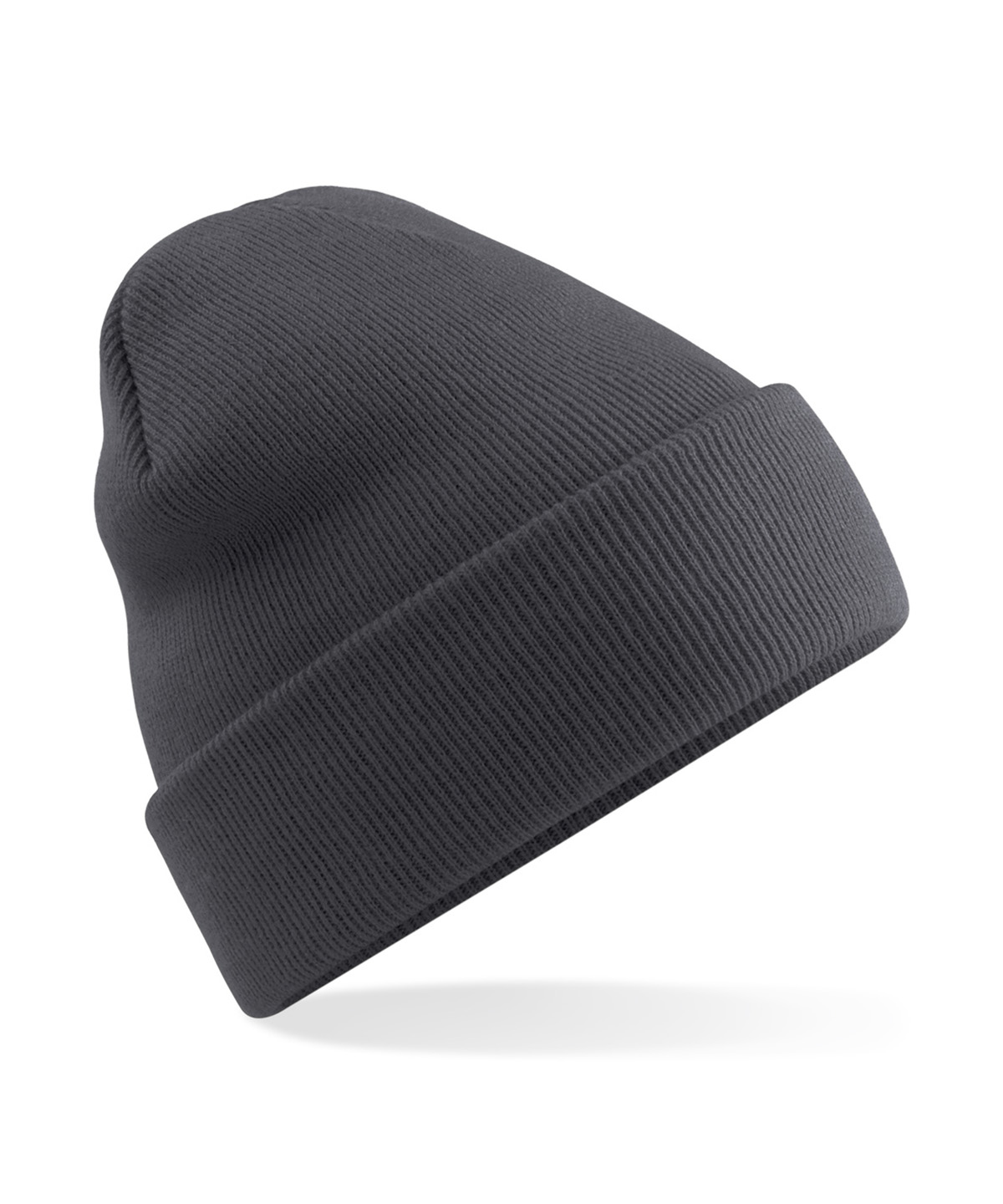Polylana® original cuffed beanie - Graphite Grey