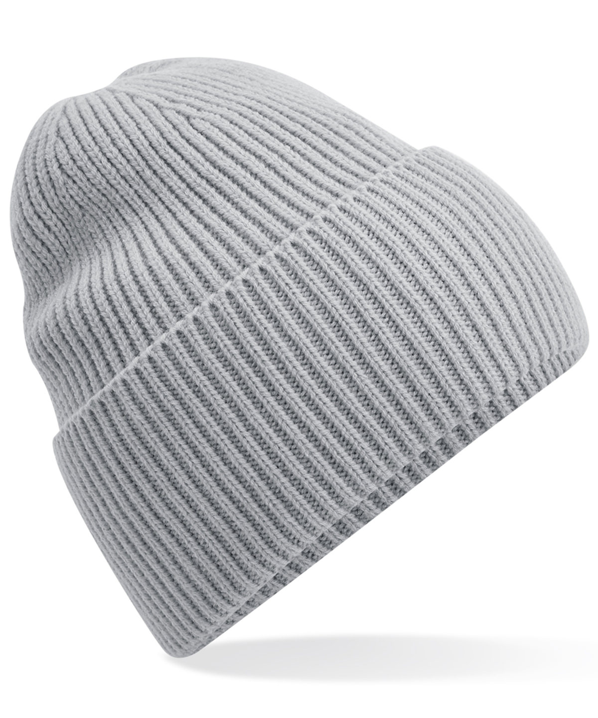 Oversized cuffed beanie - Light Grey