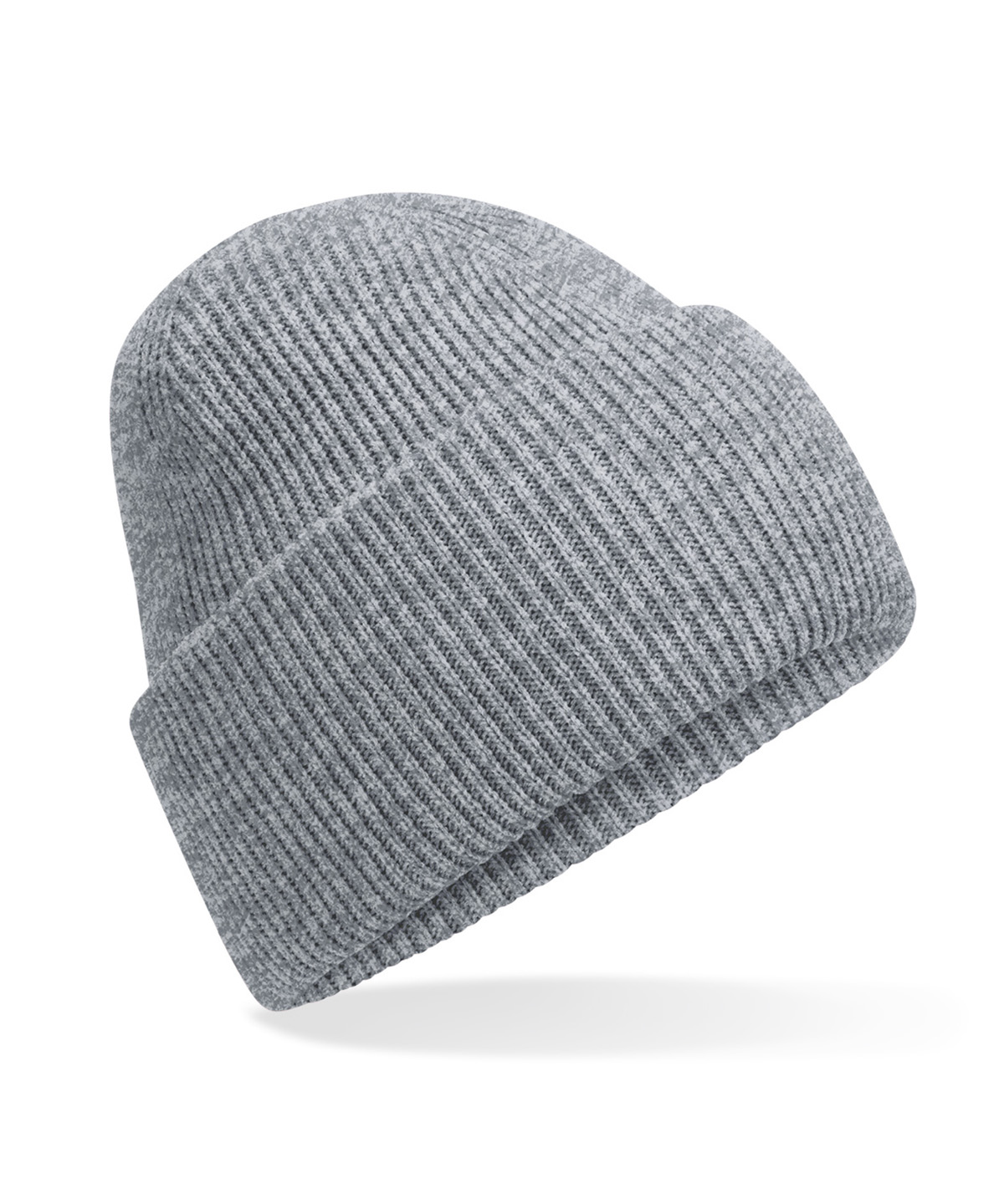 Classic engineered deep-cuffed beanie - Ash
