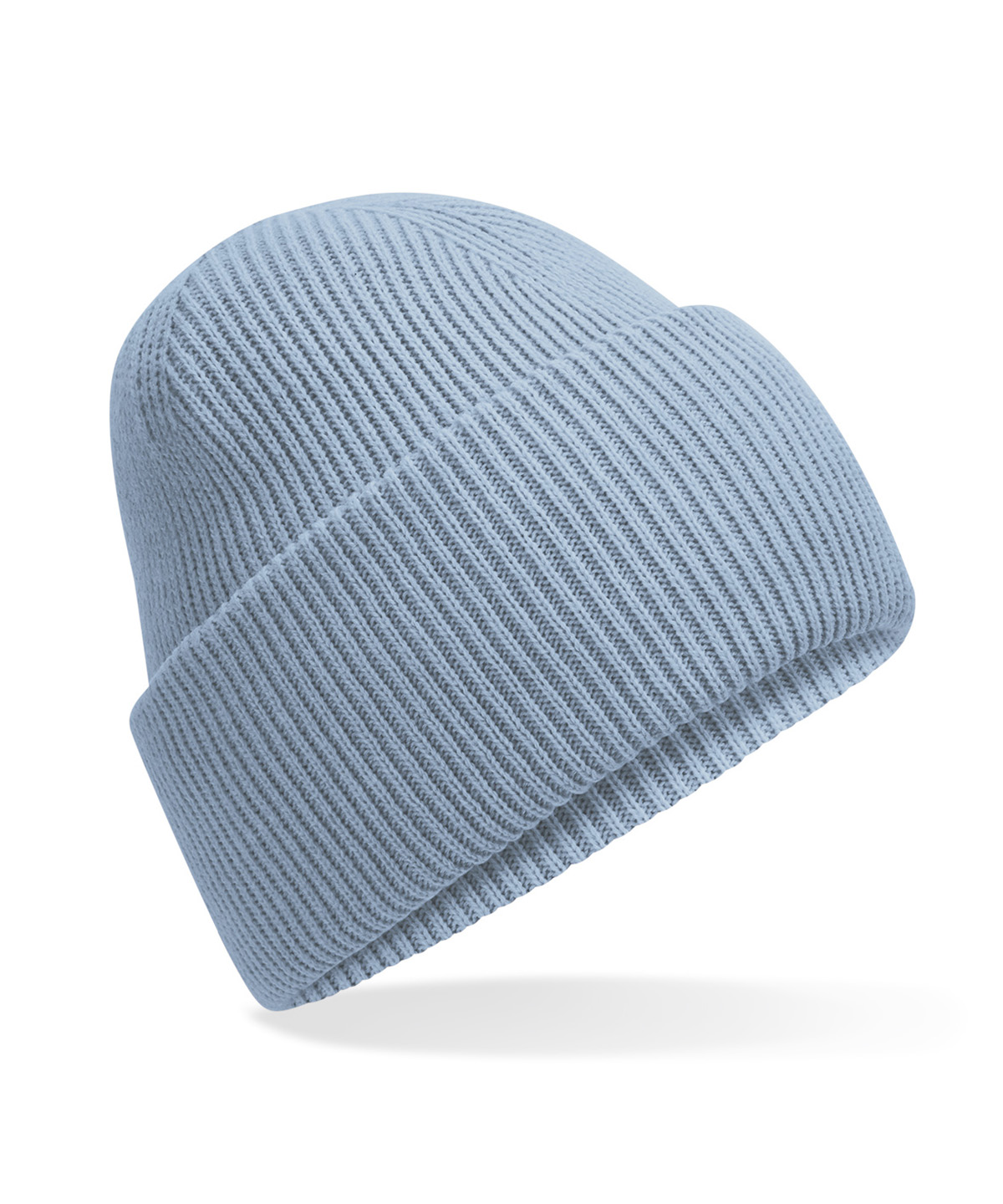 Classic engineered deep-cuffed beanie - Dusty Blue