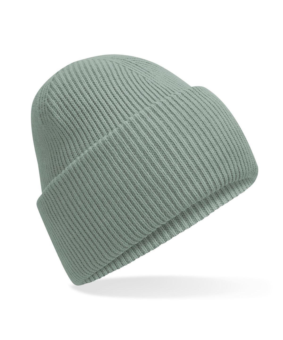 Classic engineered deep-cuffed beanie - Dusty Green