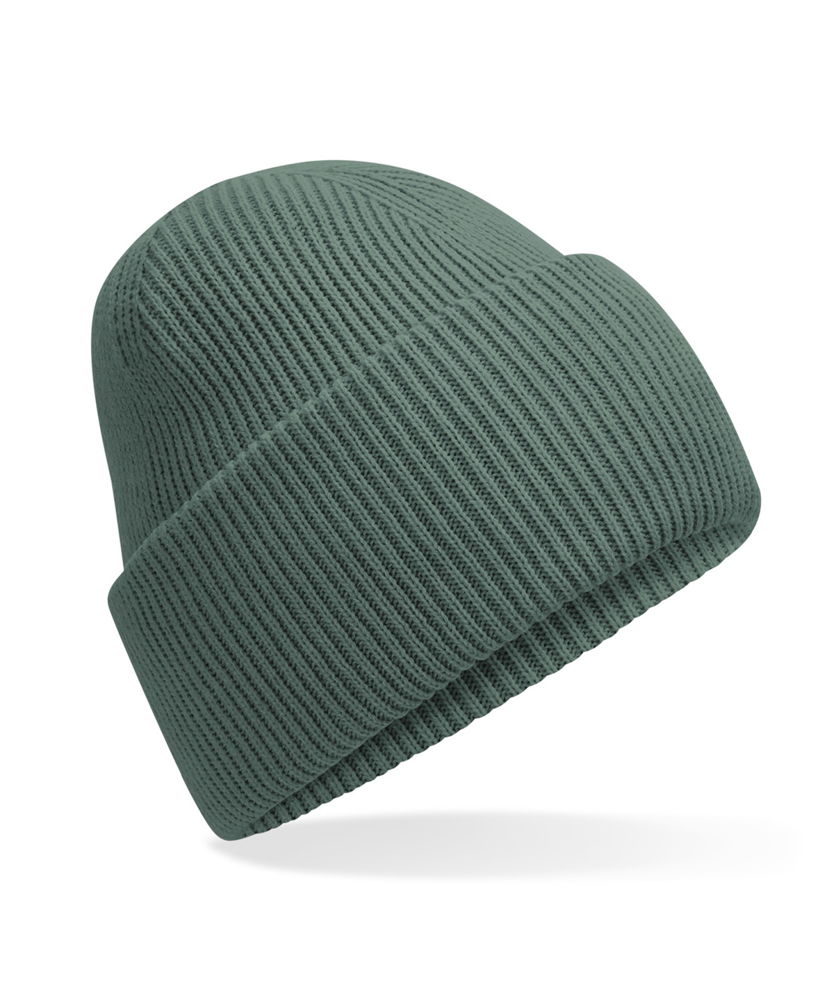 Classic engineered deep-cuffed beanie - Marine Green
