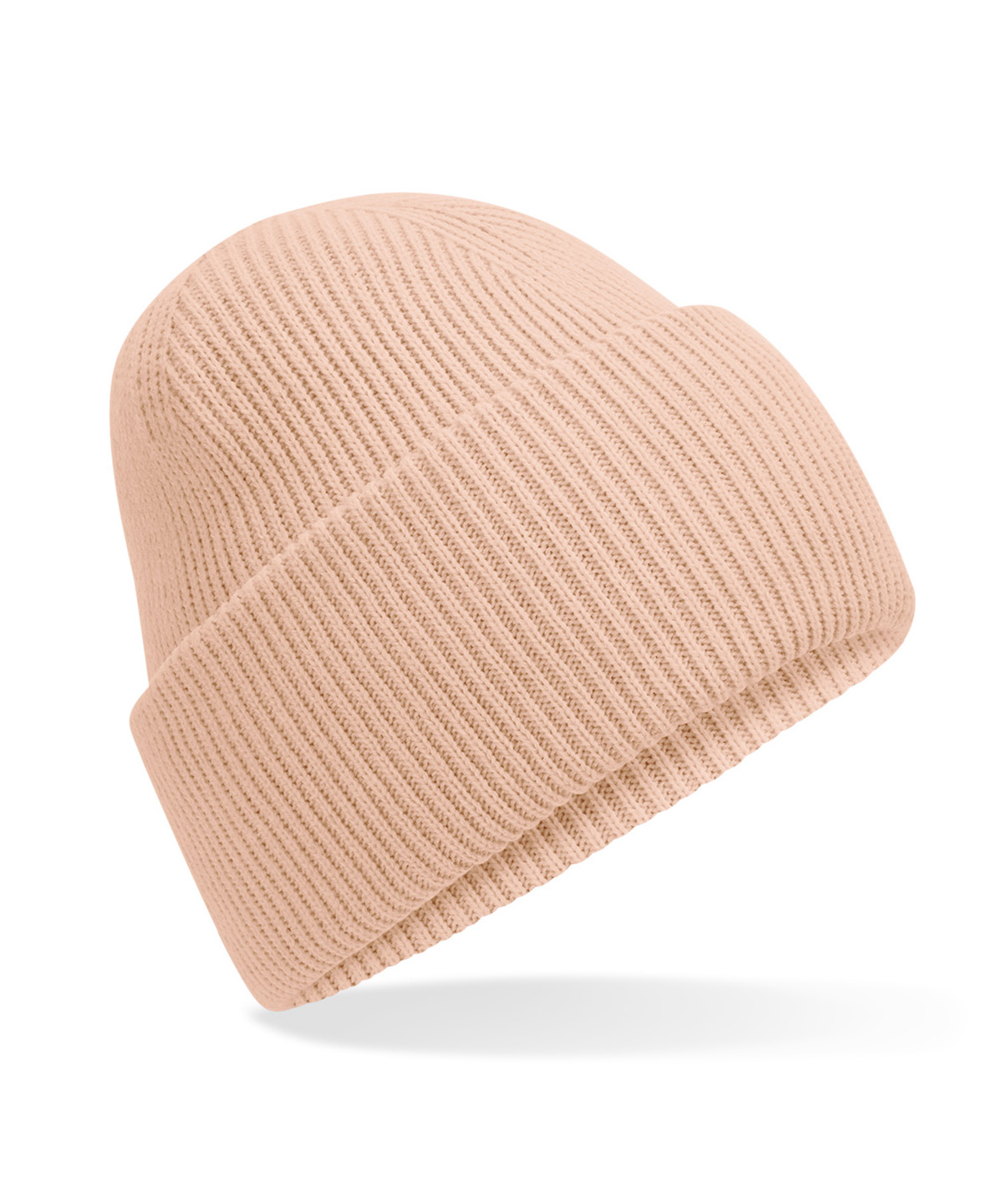 Classic engineered deep-cuffed beanie - Peach