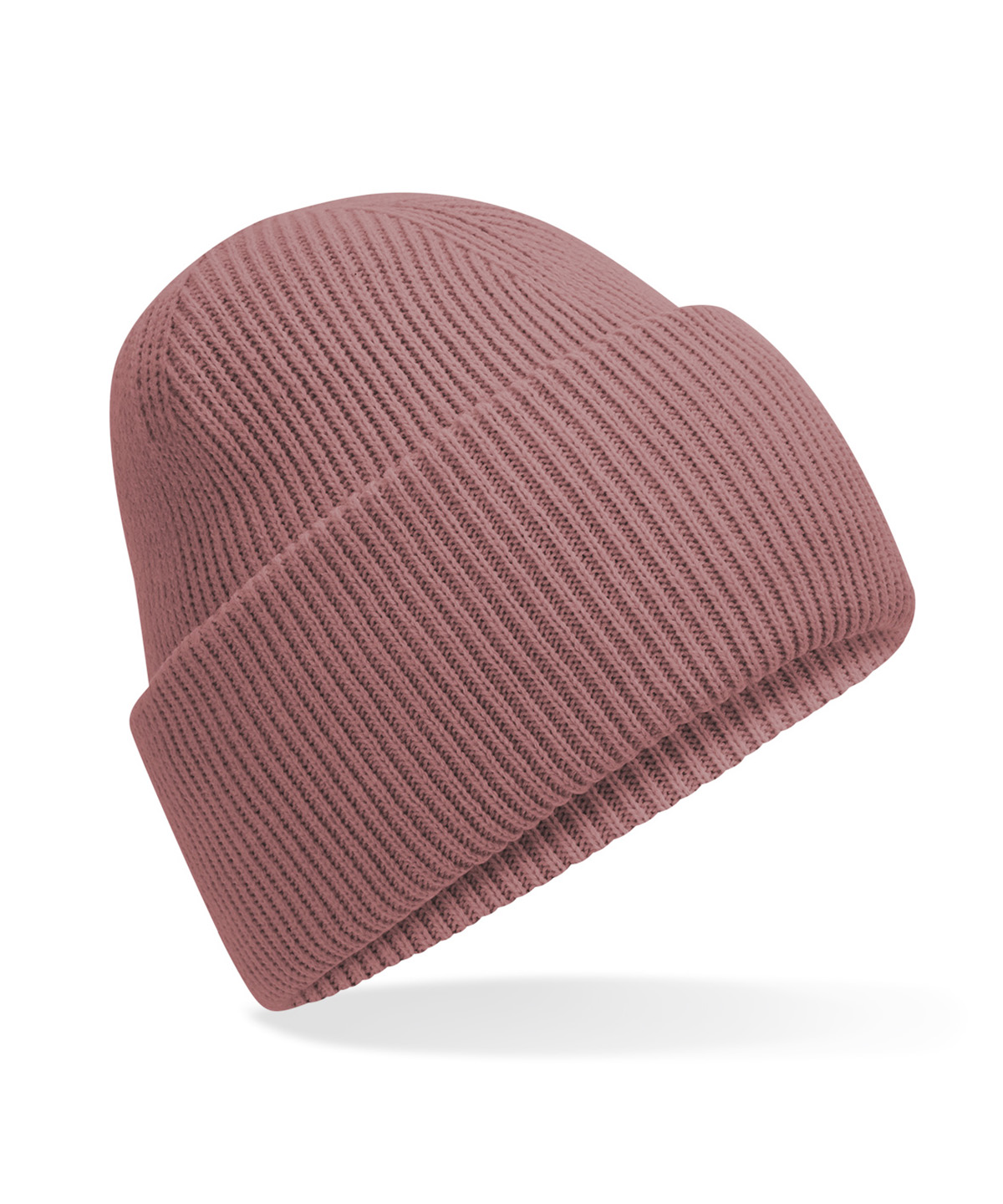 Classic engineered deep-cuffed beanie - Rose