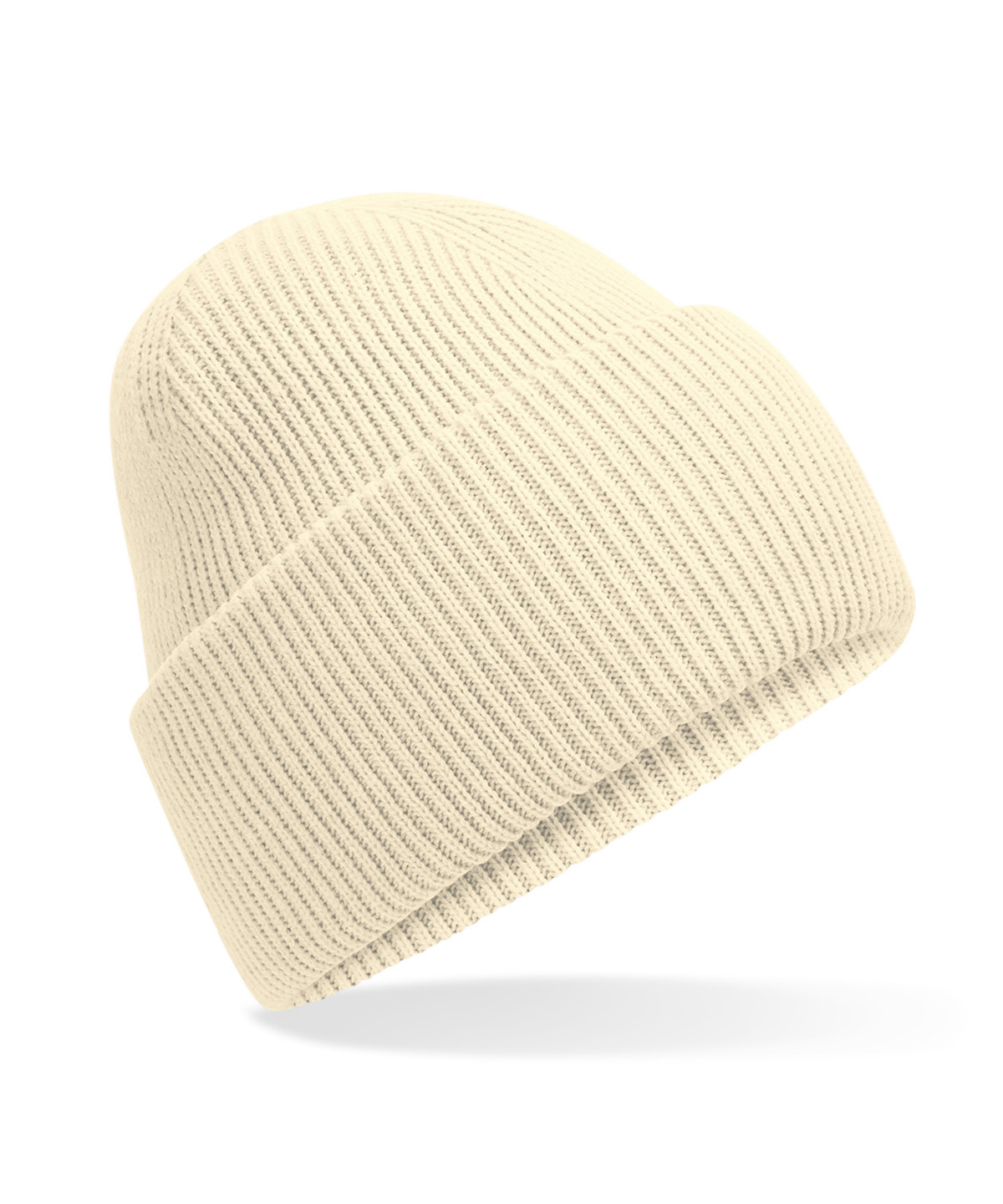 Classic engineered deep-cuffed beanie - Vanilla