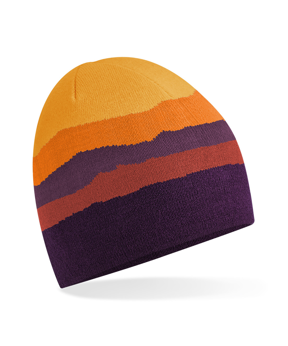 Mountain peaks pull-on beanie - Desert Peaks