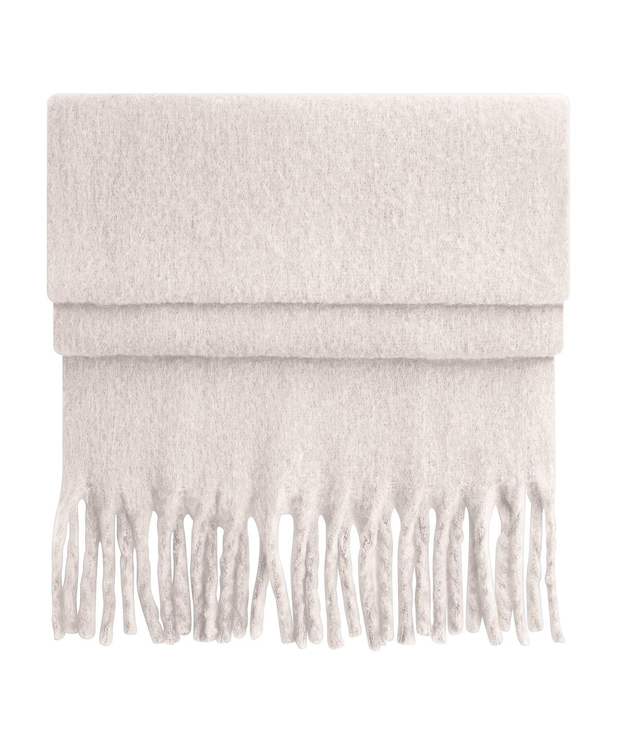 Fluffy scarf - Natural Stone
