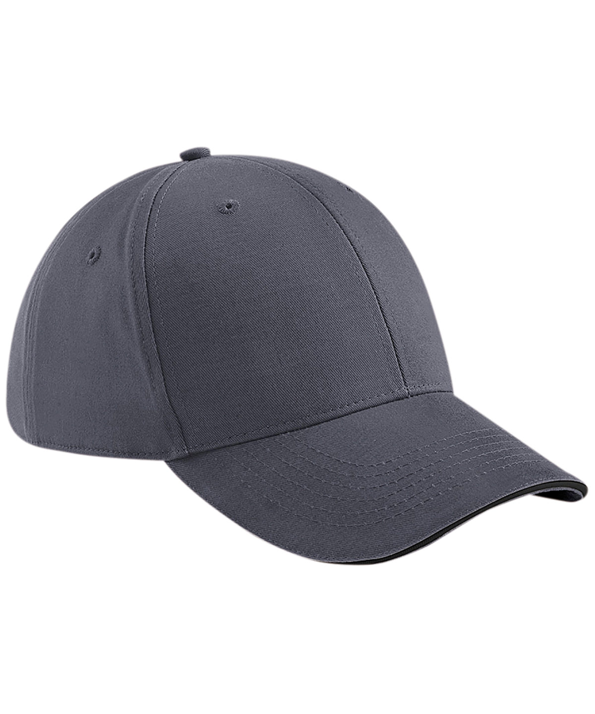 Athleisure 6-panel cap - Graphite Grey/Black