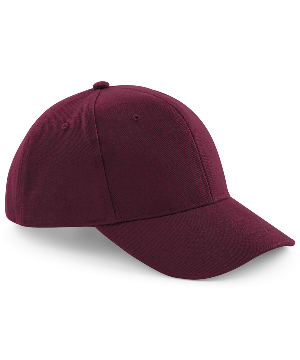 Pro-style heavy brushed cotton cap - Burgundy