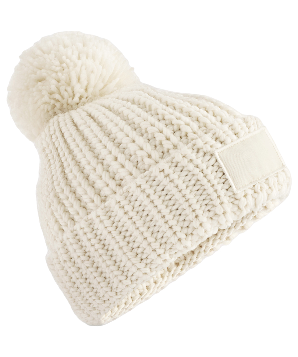 Toasty patch beanie - Oatmeal