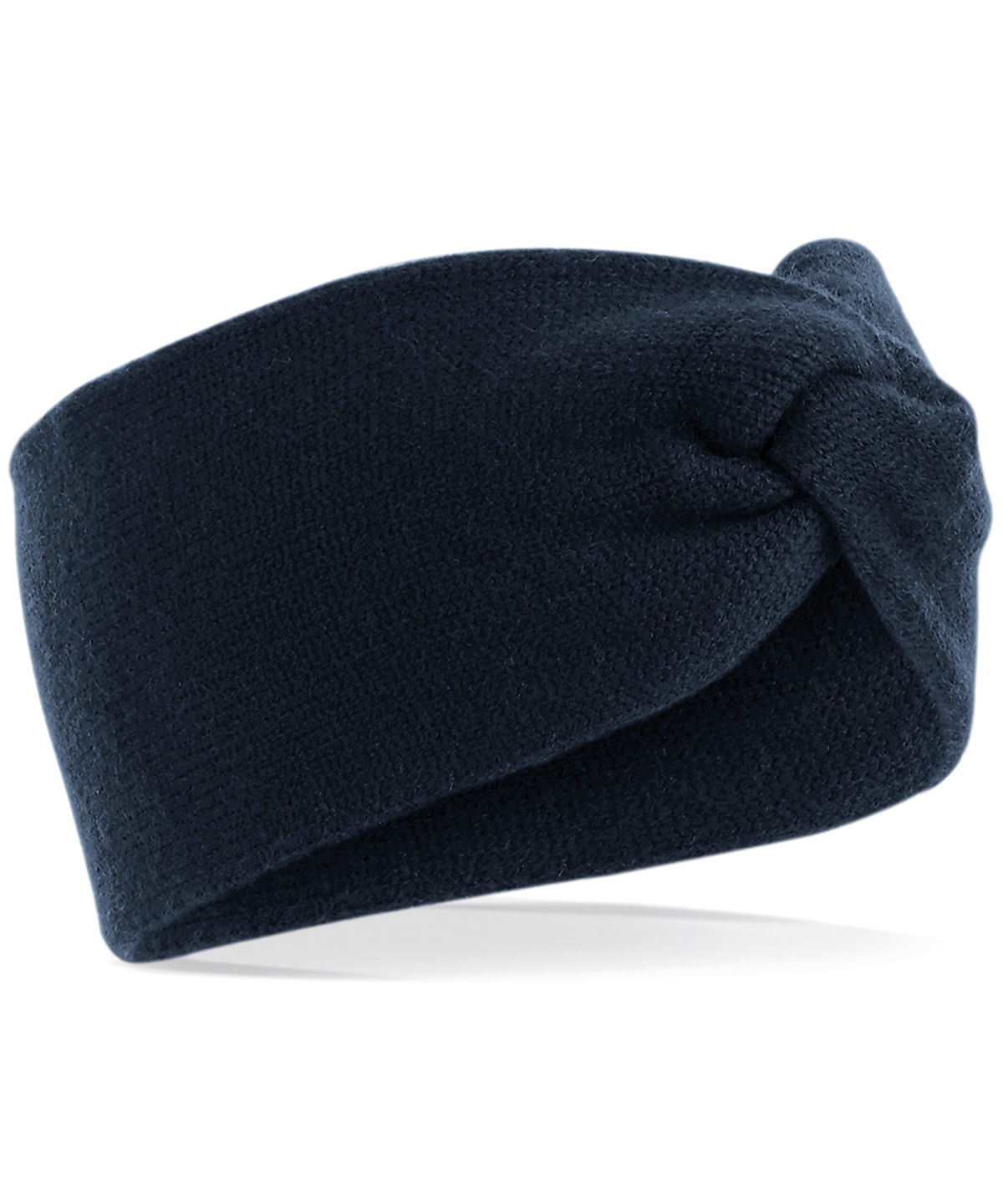 Twist knit headband - French Navy