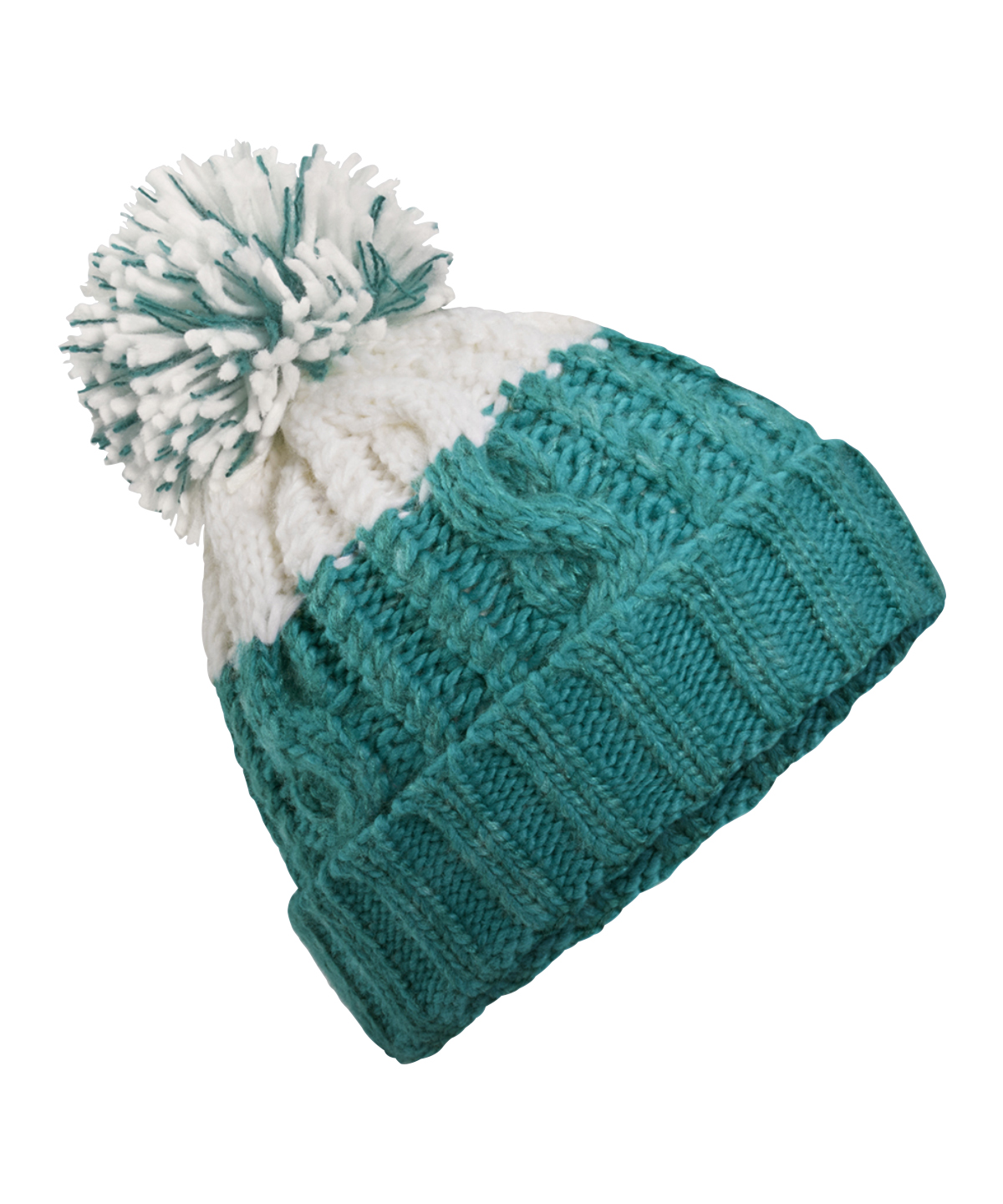 Apres beanie - Emerald/Soft White