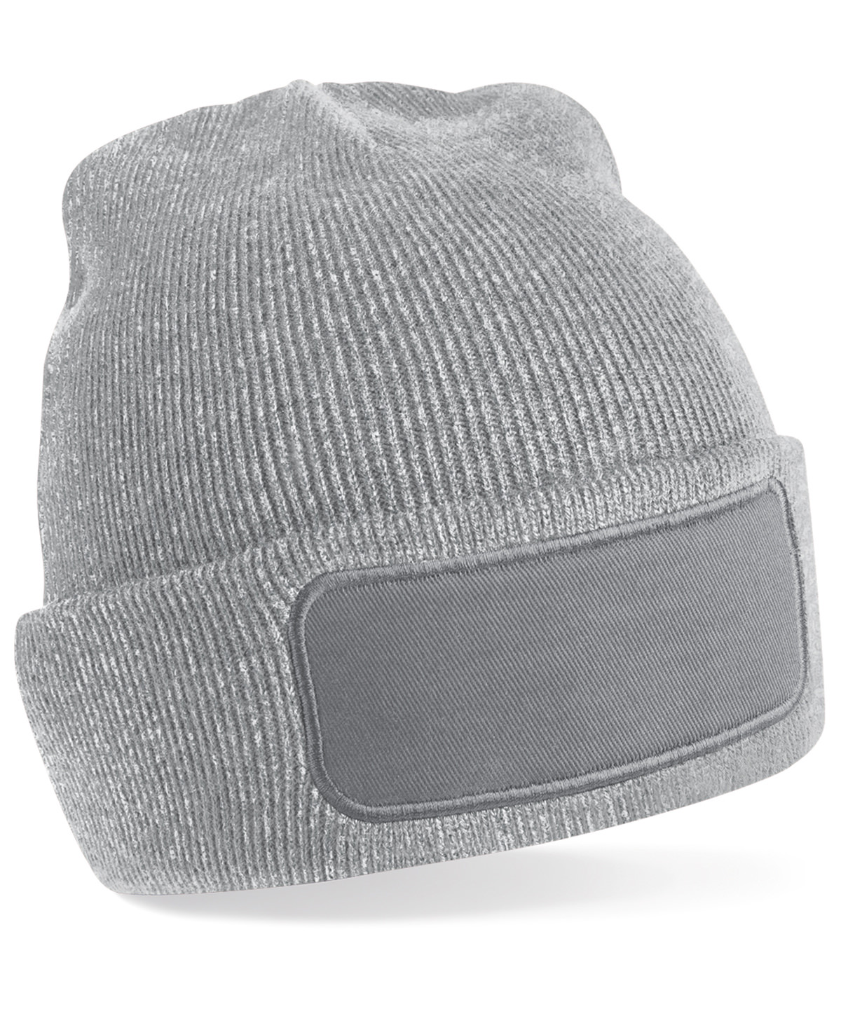 Original patch beanie - Heather Grey