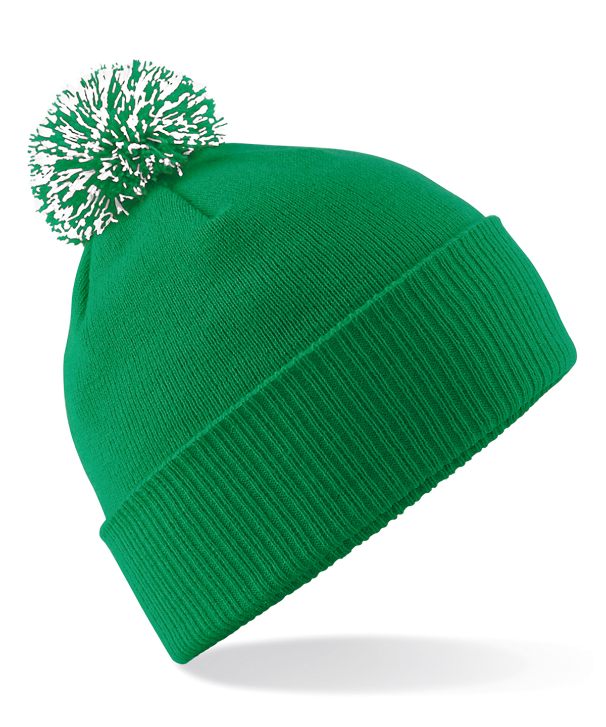 Snowstar® beanie - Kelly Green/White