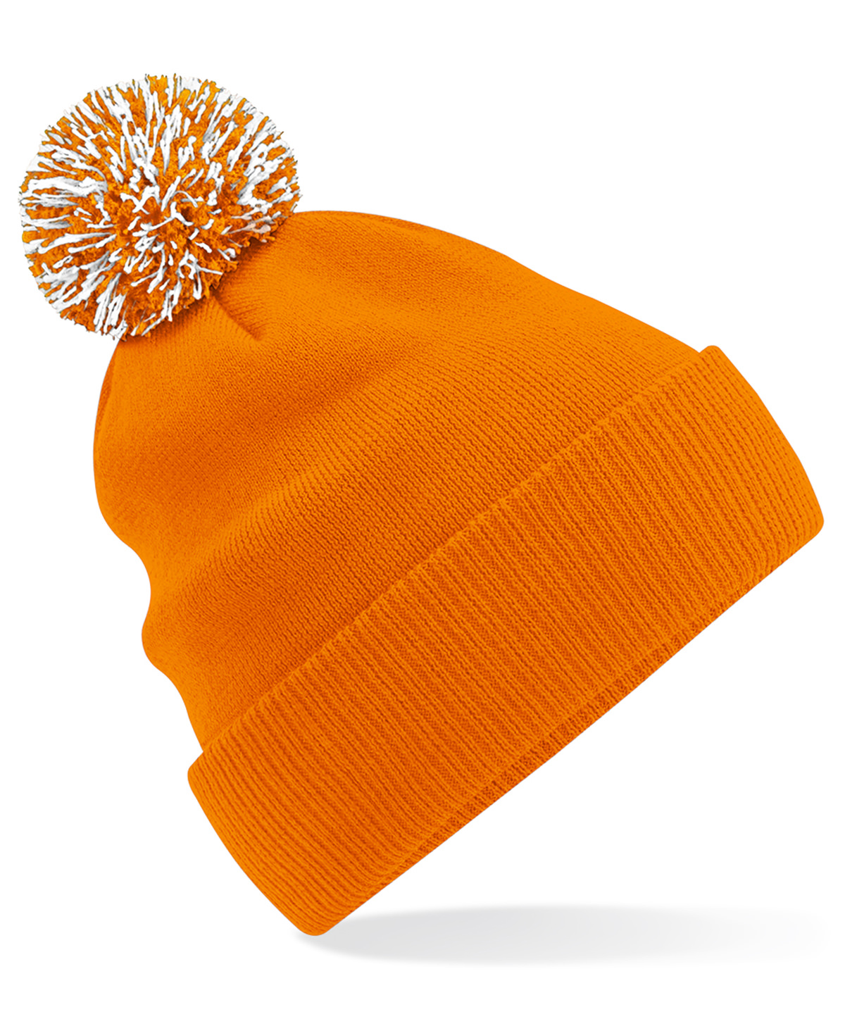 Snowstar® beanie - Orange/White