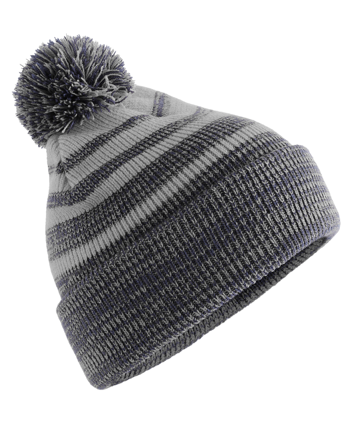 Team stripe beanie - Grey/Navy